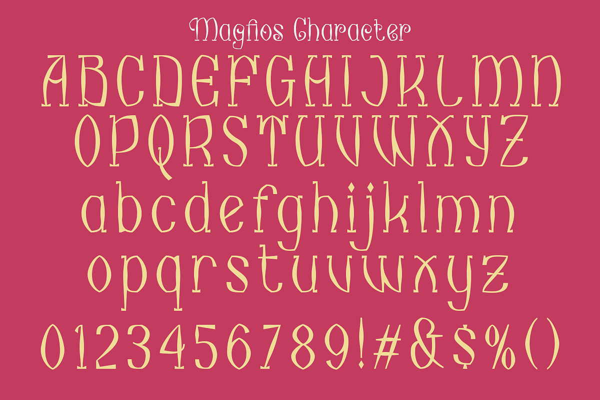 Magfios Swirly Font, a Font by madeDeduk (Photo 3 of 8)