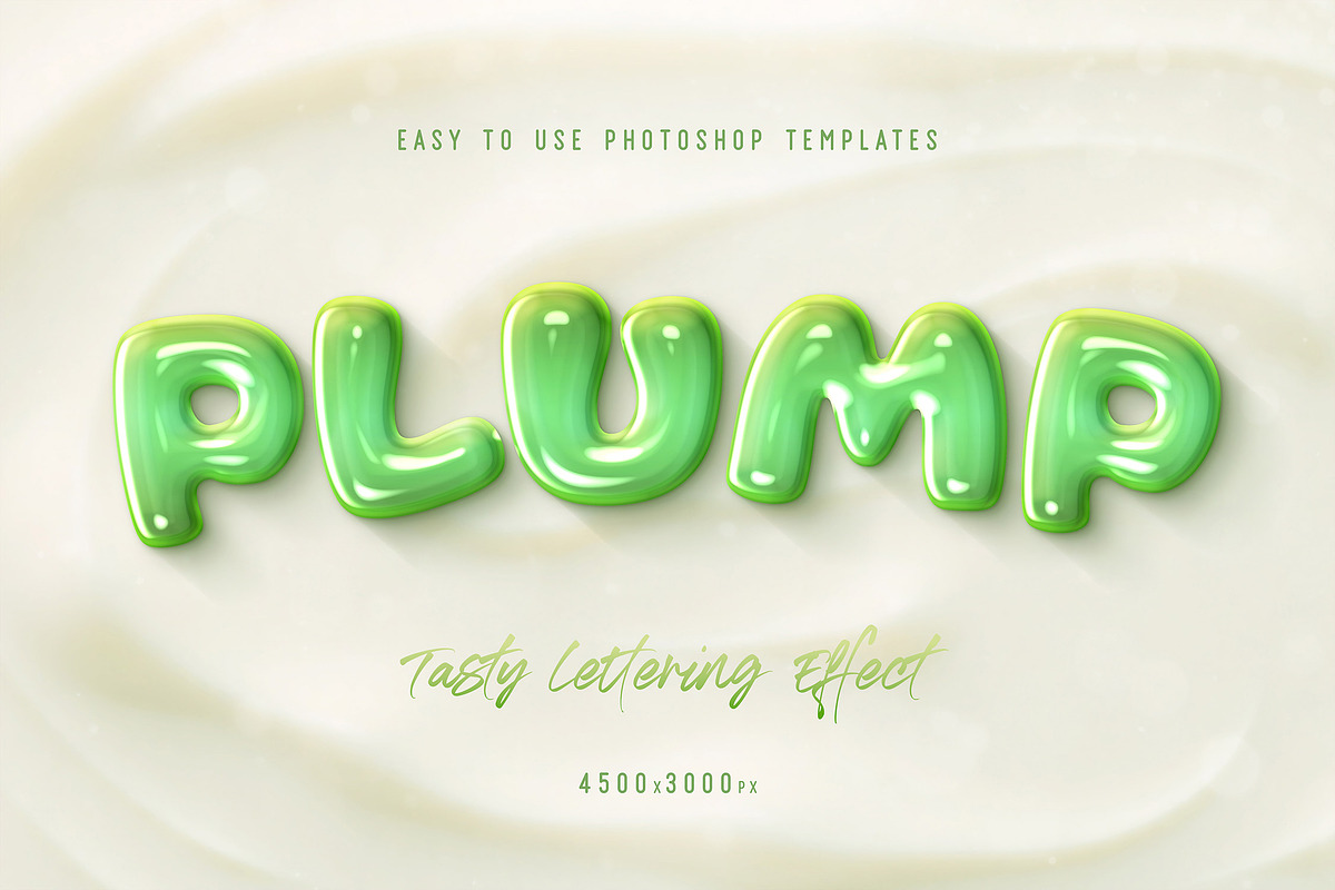 Juicy Jelly 3D Text Effects - 6 PSD, a Layer Style Add-On by Andrew Skoch Design (Photo 6 of 10)
