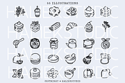 Cute Tea Time SVG Illustrations, a Food Illustration by HalieKStudio (Thumbnail 3 of 9)