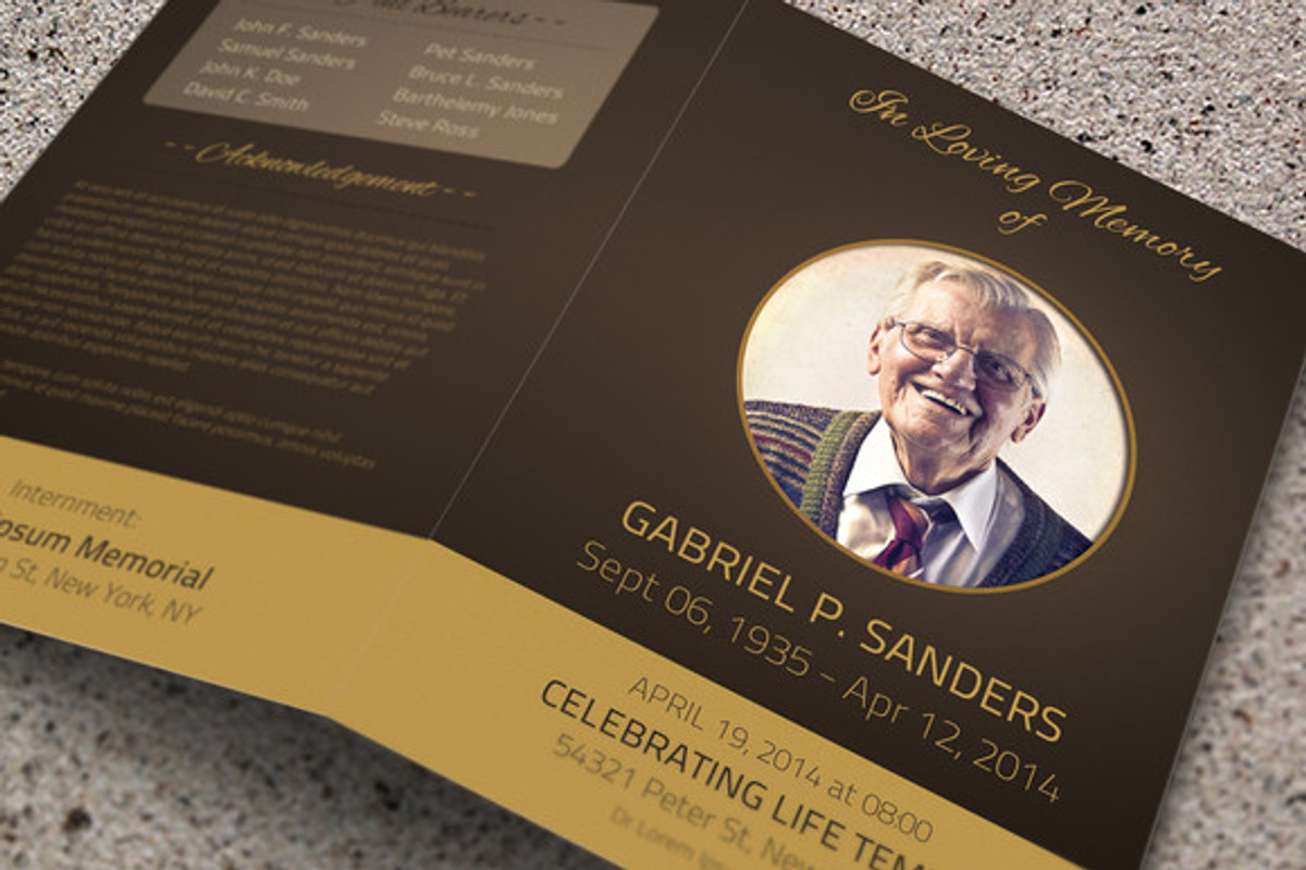 Funeral Programs Bundle, a Brochure Template by Visual Impact (Photo 2 of 5)