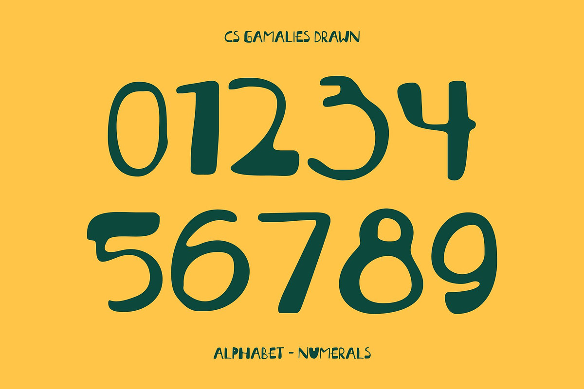 CS Gamalies Drawn, a Sans Serif Font by Craft Supply Co. (Photo 5 of 8)