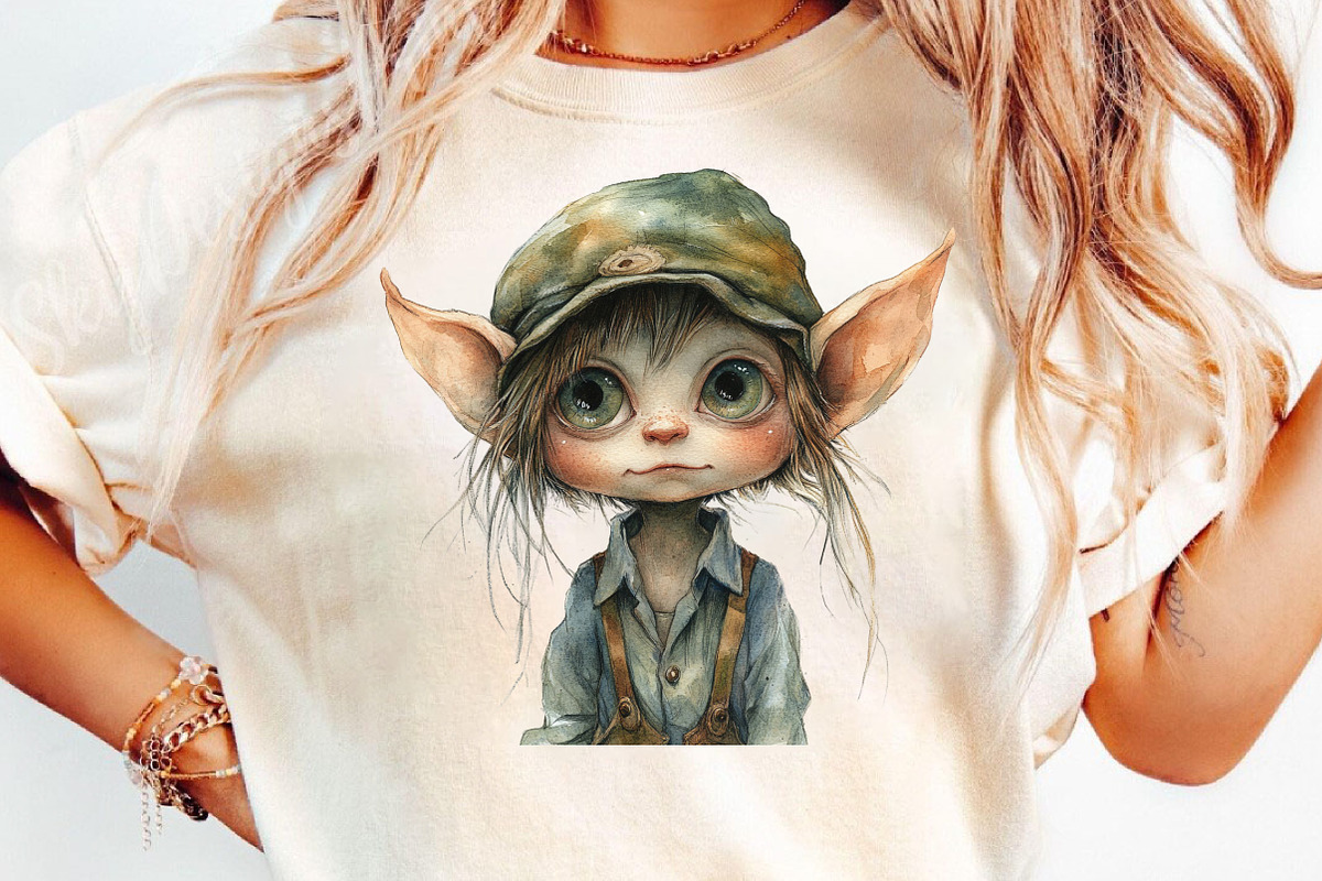 Whimsical Elf Clipart Bundle, an Illustration by DreamCafeArt (Photo 6 of 8)