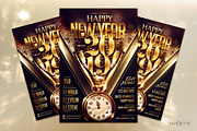 Happy New Year Flyer Template, a Flyer Template by InTheSky15 (Thumbnail 2 of 4)