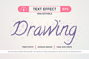 Writing Text Effect, Graphic Style, a Layer Style Add-On by rwgusev (Thumbnail 5 of 7)