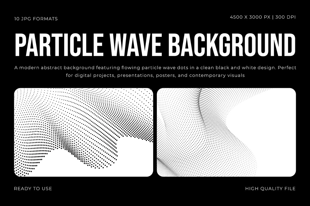 Particle Wave Background, a Background Graphic by Pitchlook.Studio (Photo 1 of 2)