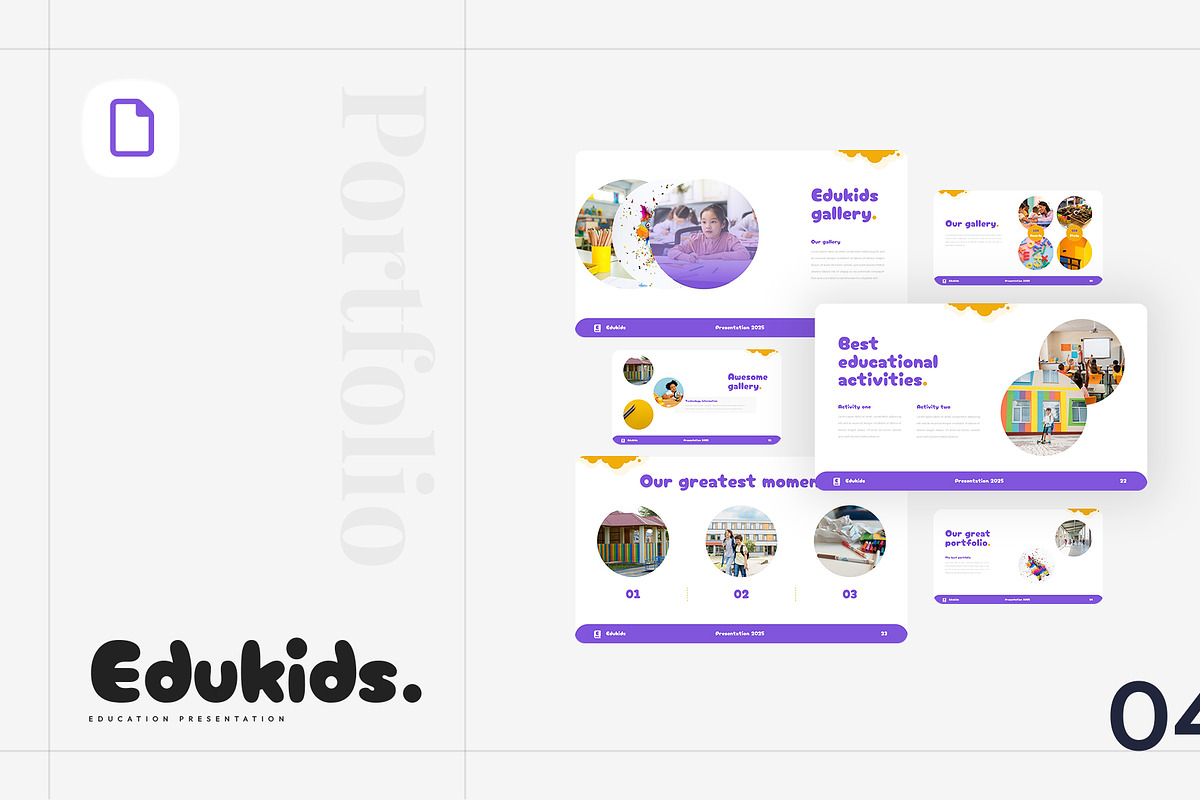 Edukids – Google Slides Template, a Presentation Template by Ermedia Studio (Photo 5 of 8)