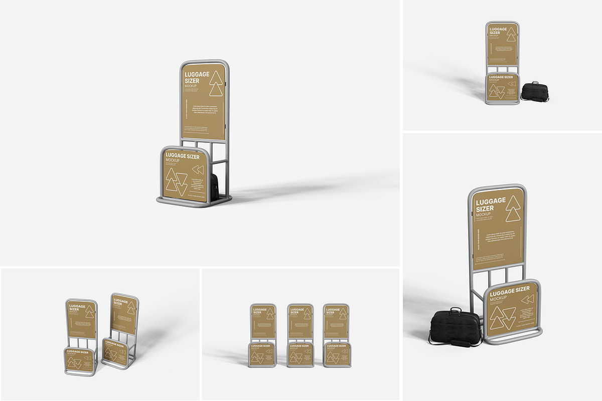 Luggage Checking Frame Mockup, a Product Mockup by Indah (Photo 1 of 6)