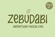 Zebudabi - Handwritten Fonts, a Sans Serif Font by Patria Ari (P4tcreativa)