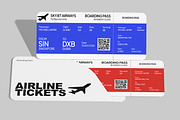 Plane Ticket Mockup, a Merchandise Mockup by Unerispace (Thumbnail 5 of 5)