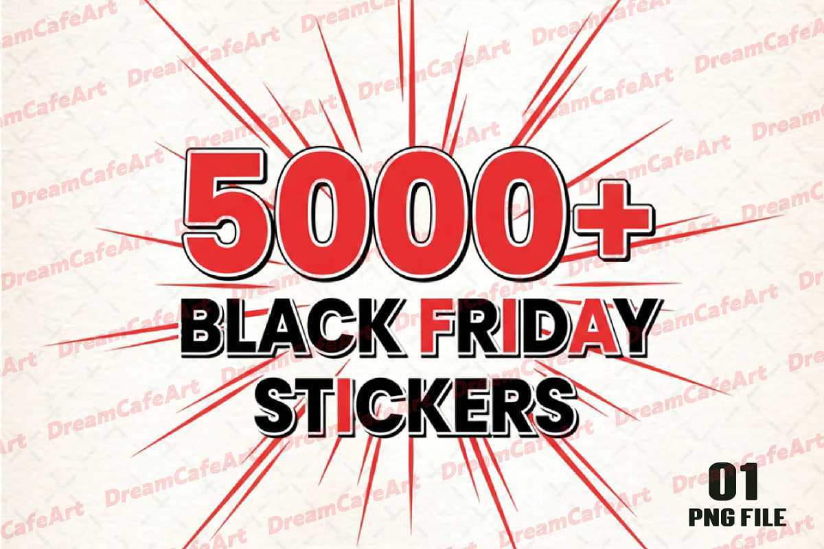 Black Friday Offer PNG, an Illustration by DreamCafeArt (Photo 1 of 4)