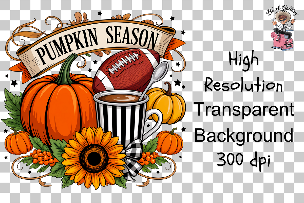 10 Fall Harvest, Autumn Decor PNG, an Illustration by Clipart Bloom (Photo 7 of 11)
