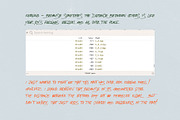Fashion Experiment // Funky Font, a Handwritten Font by PeachCreme (Thumbnail 10 of 14)