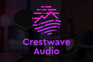 Audio Wave Logo with Mountains, a Branding & Logo Template by Preyer Design