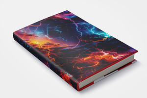 100 Neon Lightning Seamless Papers