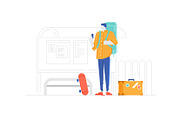 Travel Illustration Pack, a Graphic by Wilsonkjc (Thumbnail 2 of 5)