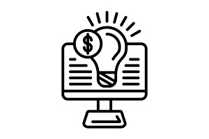 Idea Line Icon, an Outline Icon by Pexelpy