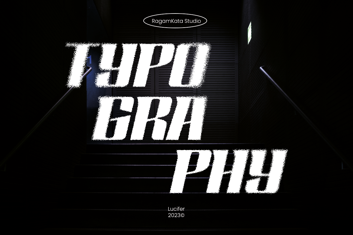 Lucifer - Modern Display Font, a Font by RagamKata (Photo 8 of 12)