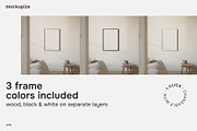 DIN A Bedroom Frame Mockup Minimal, a Household Mockup by mockupize (Thumbnail 2 of 7)