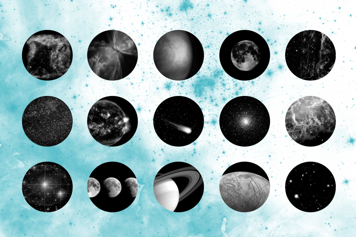 Galaxy Brushes for Photoshop, a Brush Add-On by M. by mprintly (Photo 3 of 4)