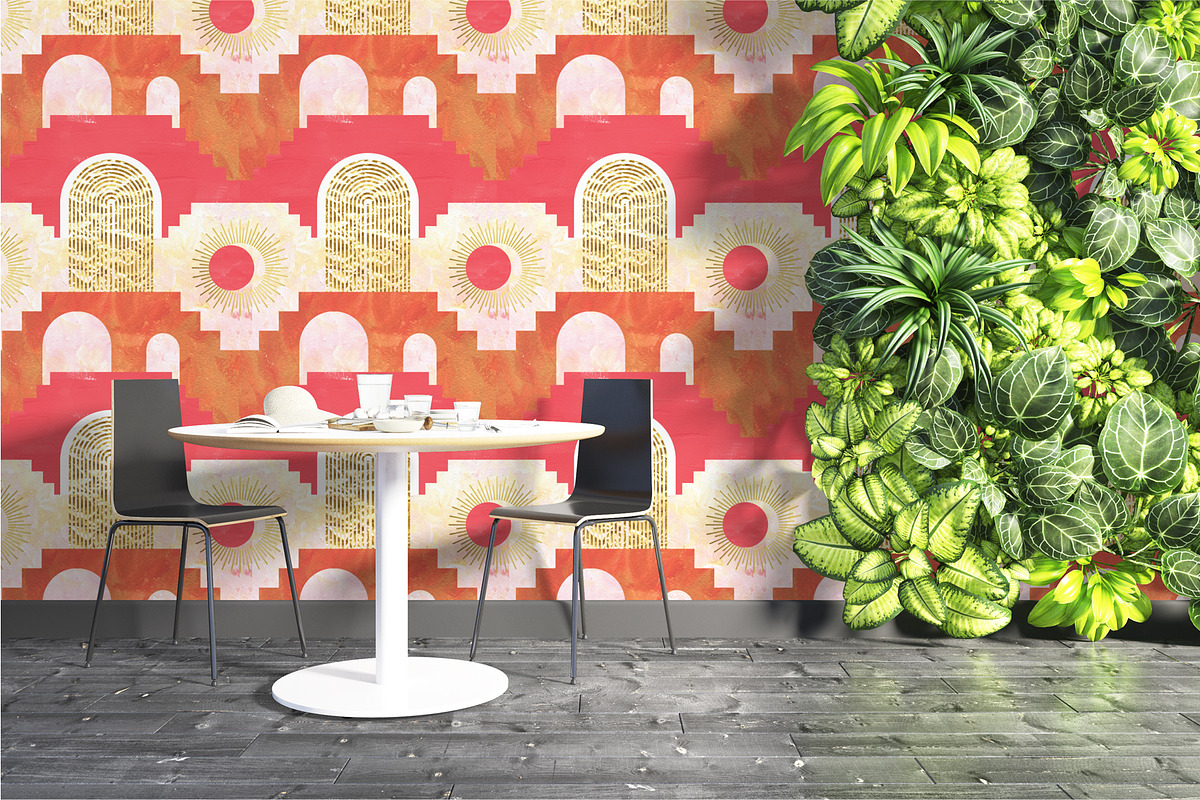 Mystical city. Tropical patterns, a Pattern Graphic by Julie&Taily (Photo 11 of 12)