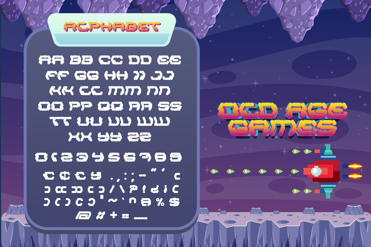 Swepiers - Pixel Gaming Font, a Font by Dhabee (Photo 6 of 15)