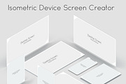Isometric Device Screen Creator, a Product Mockup by RgraphicsDesign (Thumbnail 2 of 6)