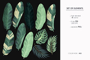 Jungle Foliage Pattern, a Pattern Graphic by GreyLilac (Thumbnail 4 of 7)