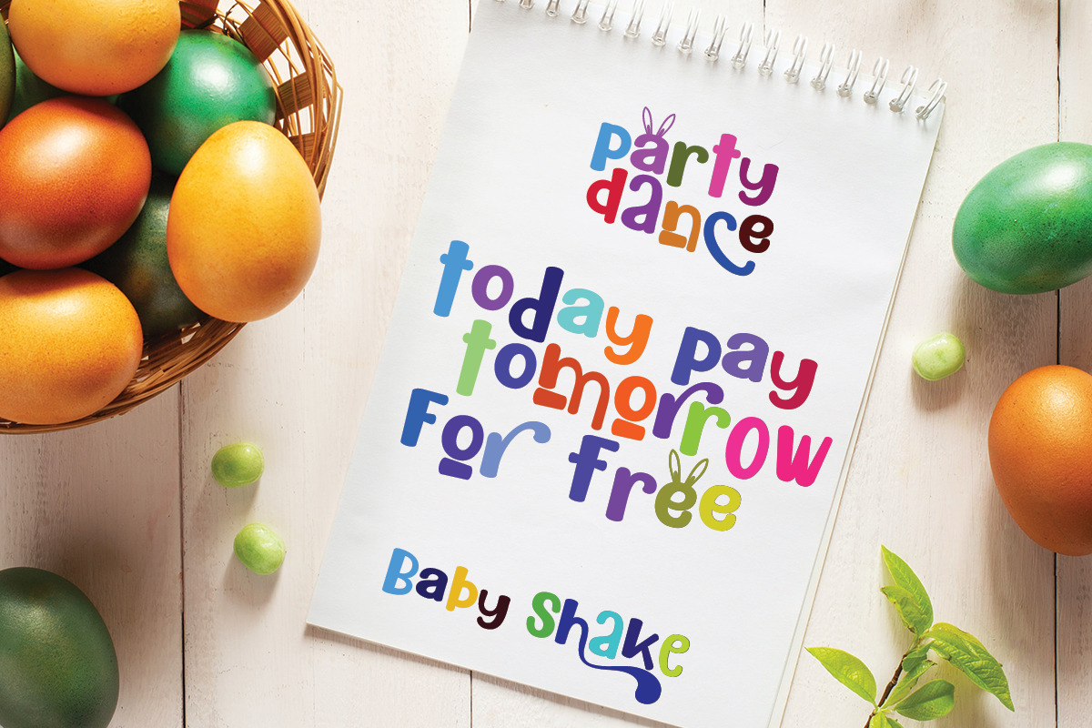 Baby Shake, a Handwritten Font by Bramcreative (Photo 9 of 10)