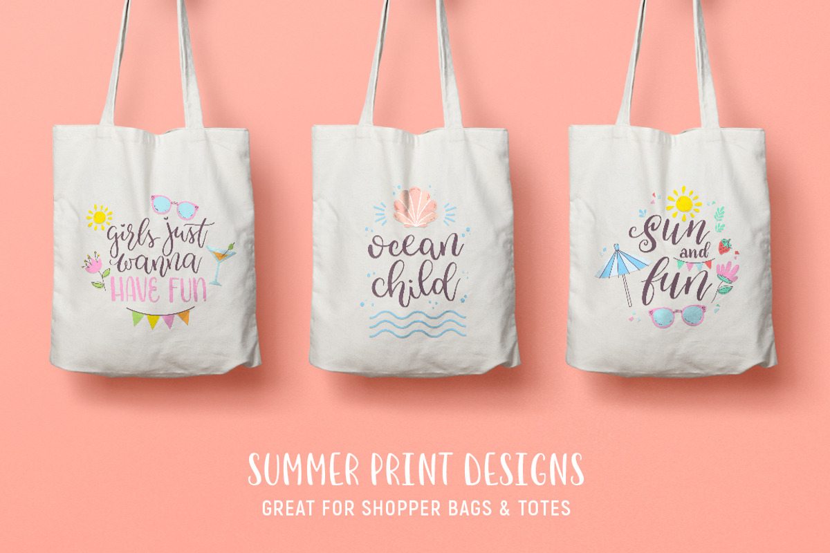 Summer Vibes Design Pack, a Decorative Illustration by Yuzach (Photo 2 of 13)