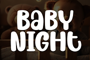 Baby Night | Script Font, a Script Font by Scratchones (Thumbnail 1 of 8)