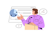 Students learning set. Education, an Education Illustration by PaperTrident (Thumbnail 9 of 17)