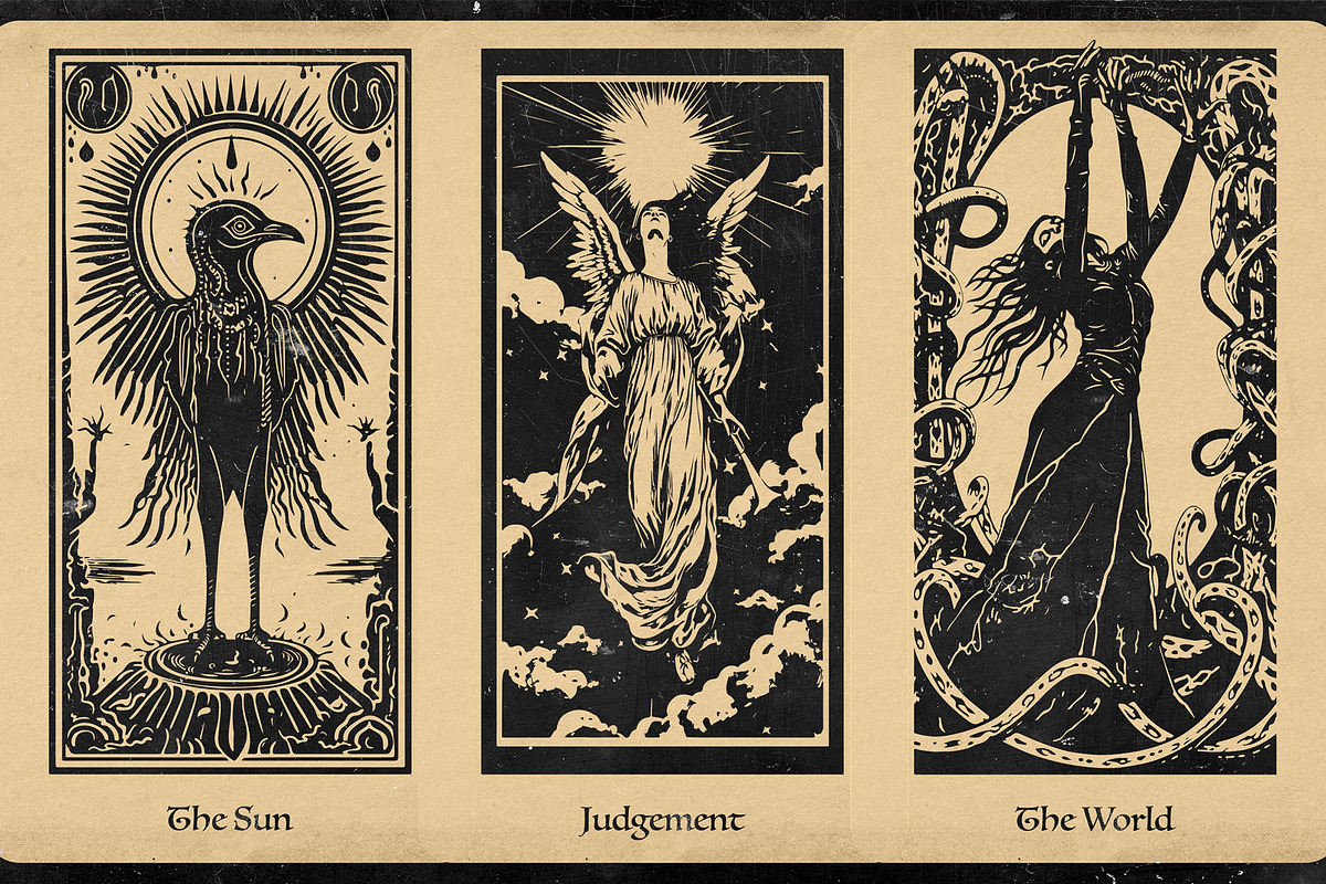 22 Tarot Patterns of Major Arcana, an Object Graphic by lynnn423 (Photo 3 of 8)