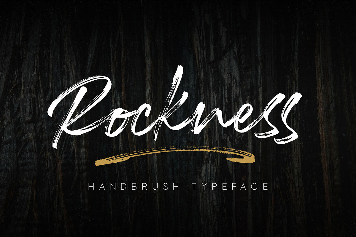 Sale! Rockness - Handbrush Typeface, a Script Font by MLKWSN (Photo 11 of 11)