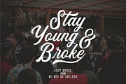 Eusthalia Typeface Family (6 Fonts), a Script Font by YdhraStudio (Thumbnail 13 of 14)