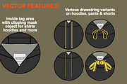 Vector Clothing Mockups Bundle, an Apparel Mockup by Infinity Mockups (Thumbnail 9 of 11)