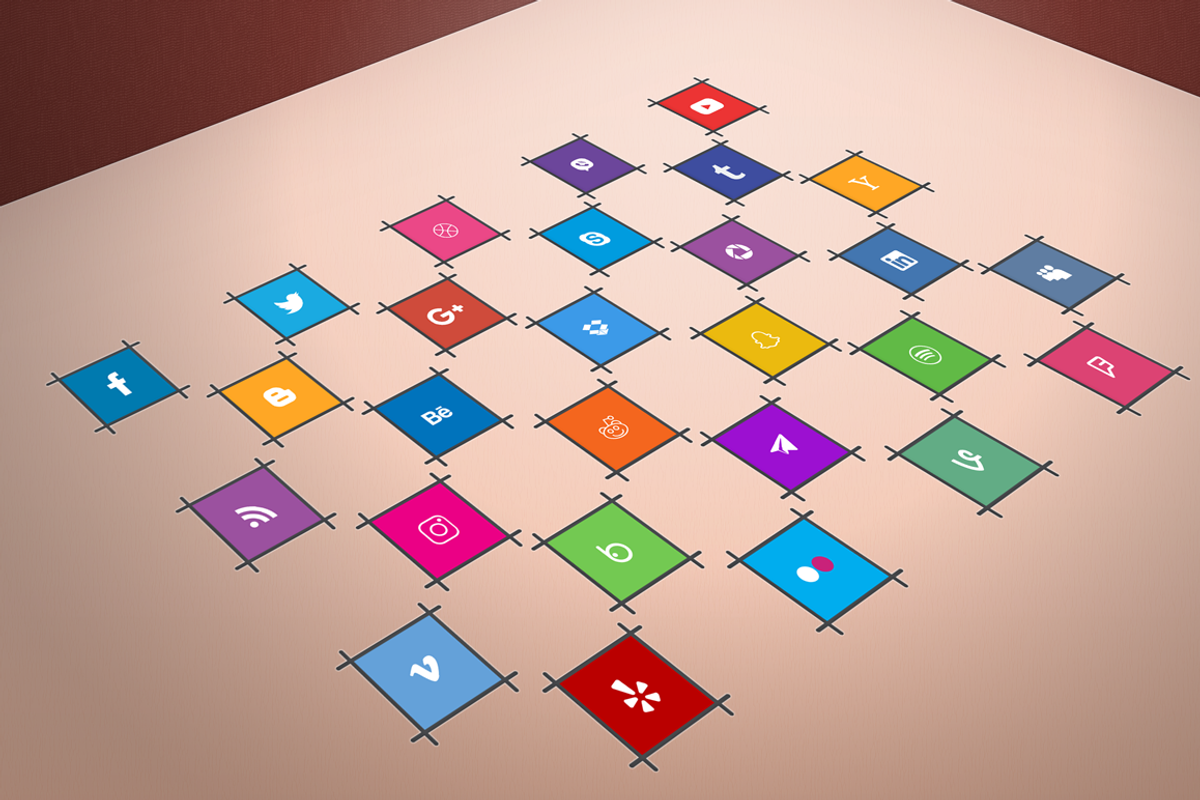 Weird social icon pack(Mutli-Format), an Outline Icon by Saif71 - Shop (Photo 6 of 7)