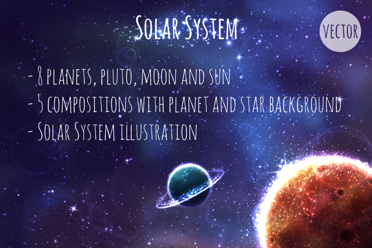 Solar System, an Illustration by Cattleya (Photo 1 of 4)
