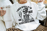 I Asked Myself if I m Okay Skeleton, a Work Illustration by Sublimation Artist (Thumbnail 2 of 9)
