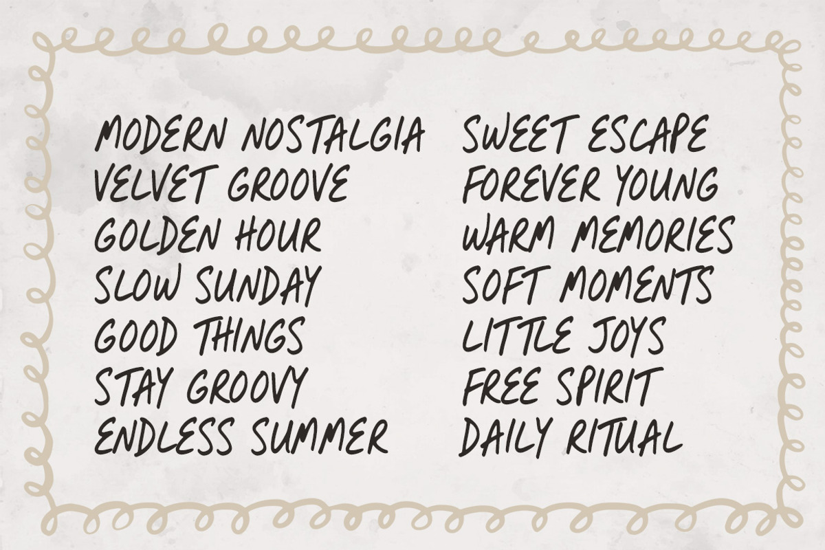 Sundays Marker – Handwritten Font, a Handwritten Font by decographstud (Photo 4 of 7)