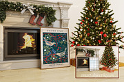 HOLLY | Christmas Frame Mockup Set, a Household Mockup by SoleilHomeMockups (Thumbnail 3 of 11)
