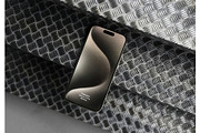 iPhone 15 Pro with Titanuim Mockup, an iPhone Mockup by zippypixelstudio (Thumbnail 5 of 5)