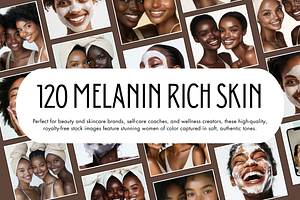 120 Melanin Aesthetic Stock Photos