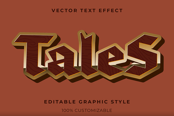 Wooden Engraved Text Effect preview 3