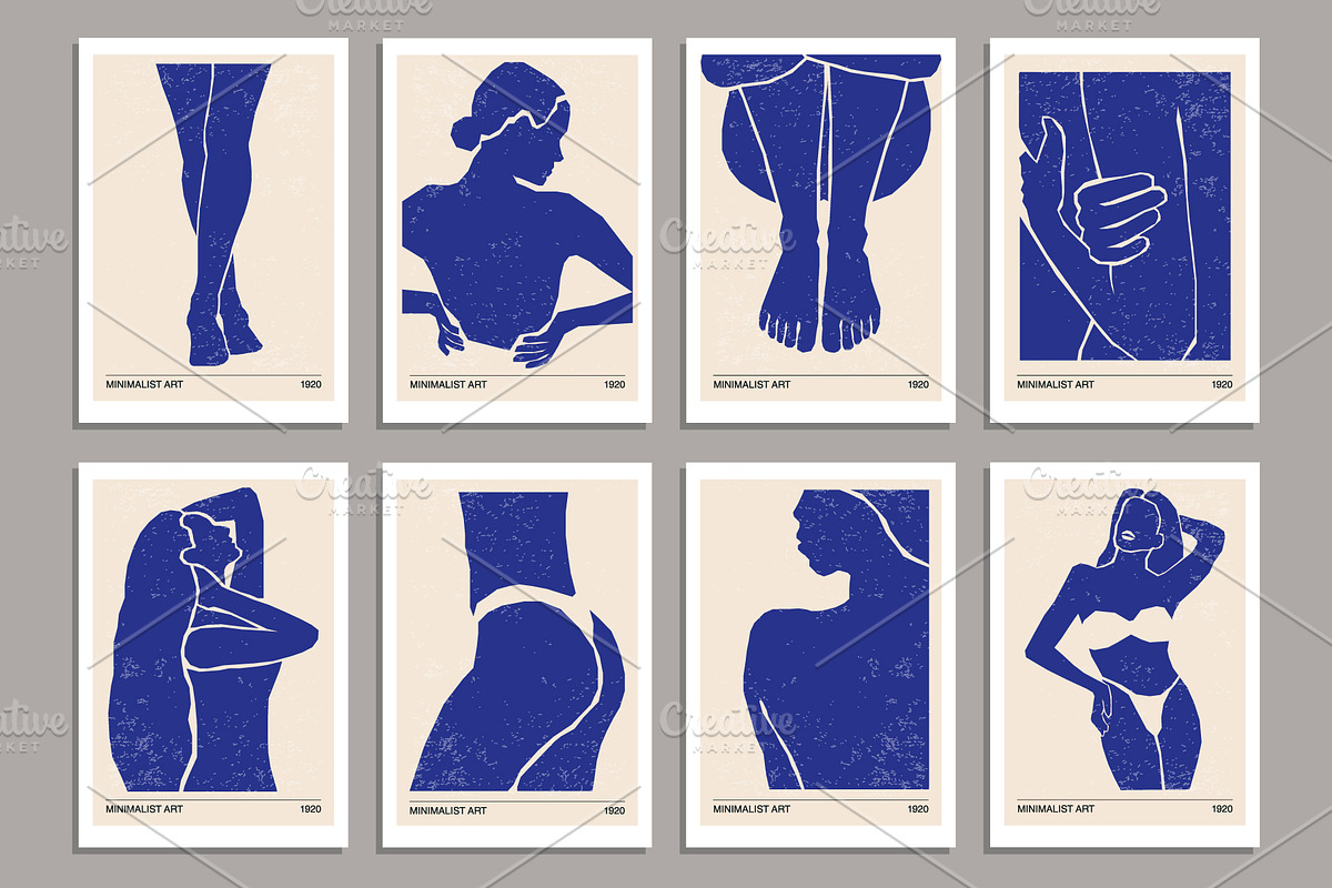 Abstract Female Figure Wall Art, a Background Graphic by C Design Studio (Photo 2 of 12)