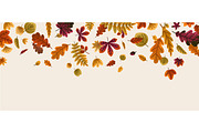 Falling autumn leaves backgrounds, a Decorative Illustration by Good Studio (Thumbnail 2 of 7)
