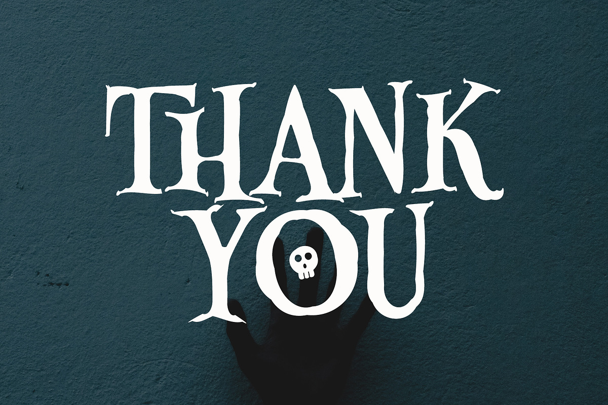 With Broom - Spooky Halloween Font, a Serif Font by Airotype (Photo 7 of 7)