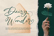 Daisy Wonder – Modern Handwritten, a Handwritten Font by Inviline.co (Thumbnail 2 of 10)