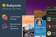 Rubyonic - Ionic Premium app theme, a HTML Template by Audacitus (Thumbnail 3 of 4)