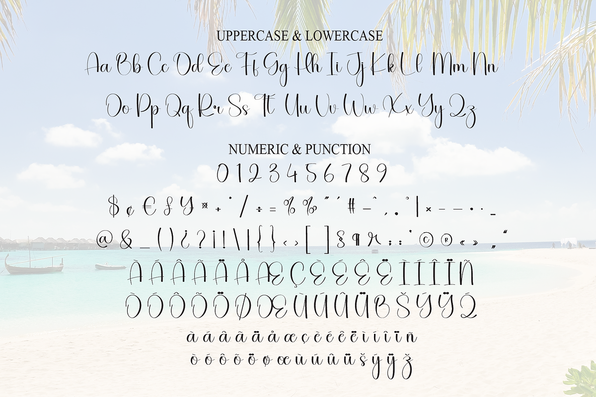 Welcome Summer | Script Font, a Handwritten Font by Scratchones (Photo 7 of 9)