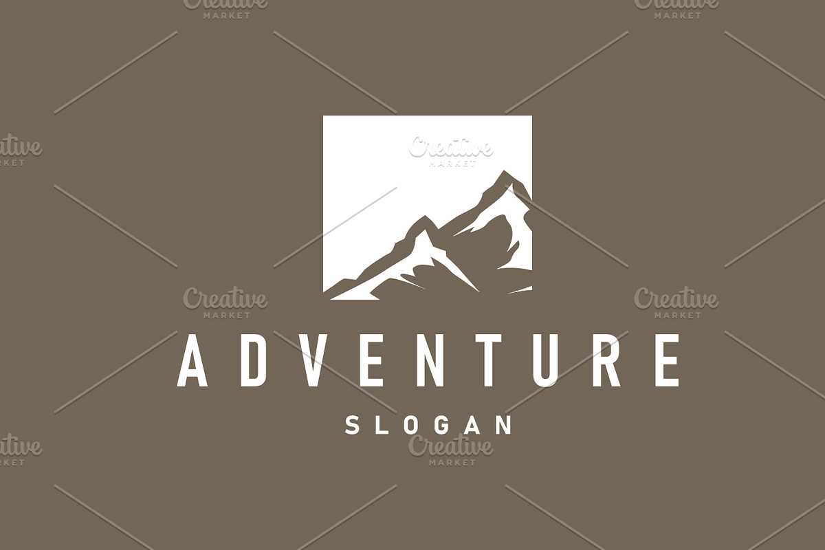 Mountain Logo Nature Landscape, a Branding & Logo Template by Maylianaw28